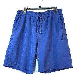 5.11 Tactical Men's Landover 9" Performance Shorts Blue Elastic Drawstring XL